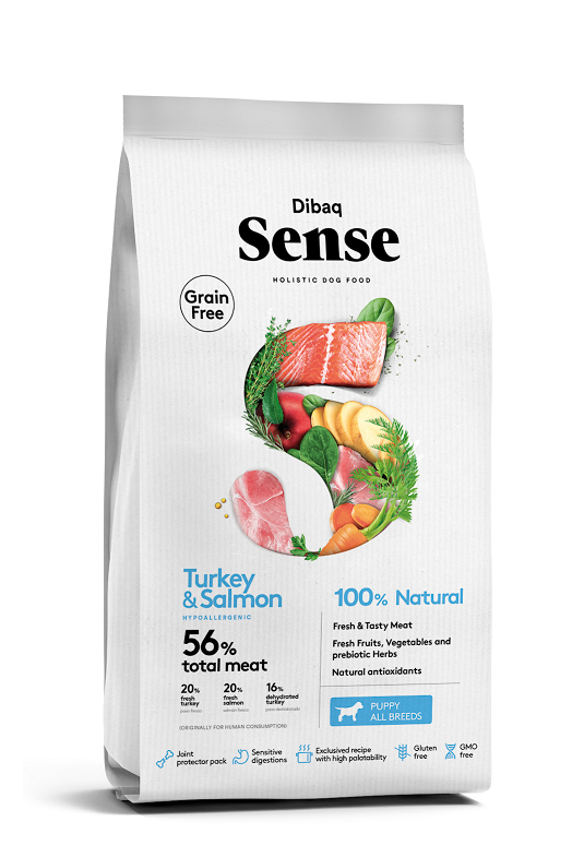 Dibaq Sense Grain Free SALMON&PAVO (PUPPY)