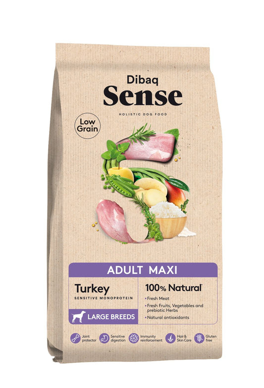 Dibaq Sense Low Grain ADULT MAXI (TURKEY) 12kg