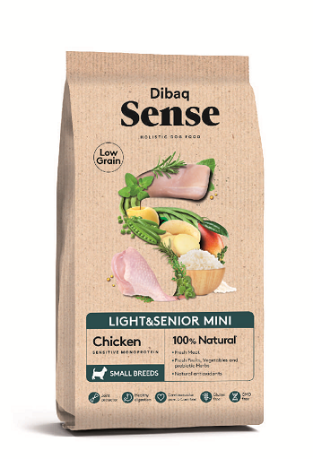 Dibaq Sense Low Grain LIGHT&SENIOR MINI (CHICKEN)